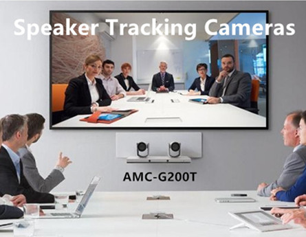 Câmera de conferência de vídeo de rastreamento de alto-falante