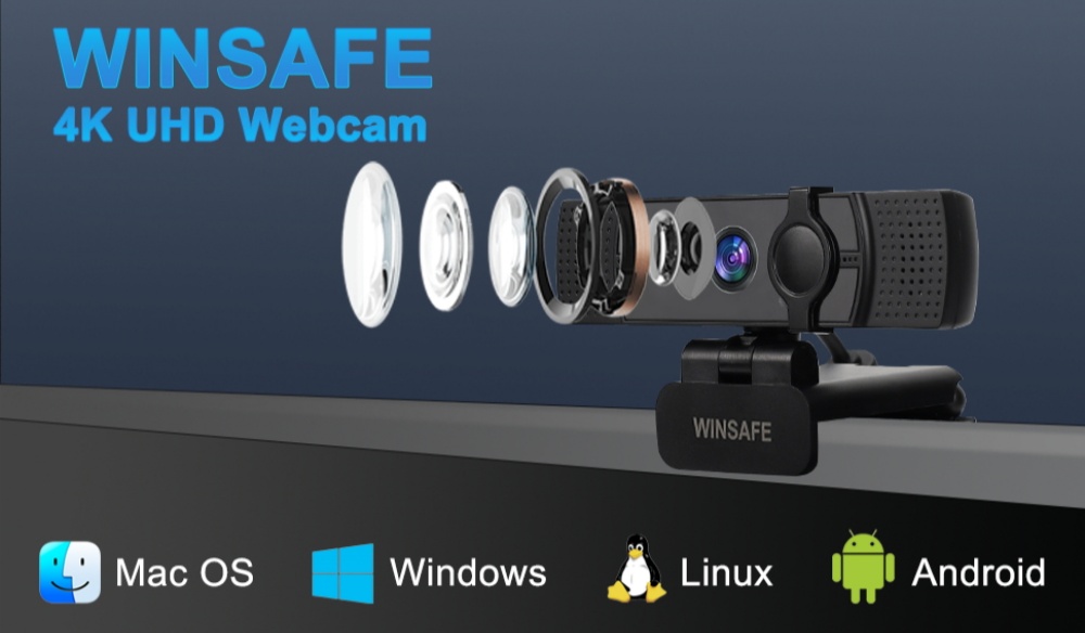 Webcam WINSAFE UHV-50H-U2 4K