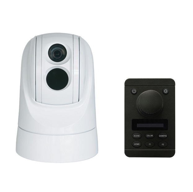 PATC F Series Dual Payload Thermal Maritime Standard Rugged PTZ Camera with Martime Keyboard Control PATC F Series Dual Payload Thermal Maritime Standard Rugged PTZ Camera with Martime Keyboard Control