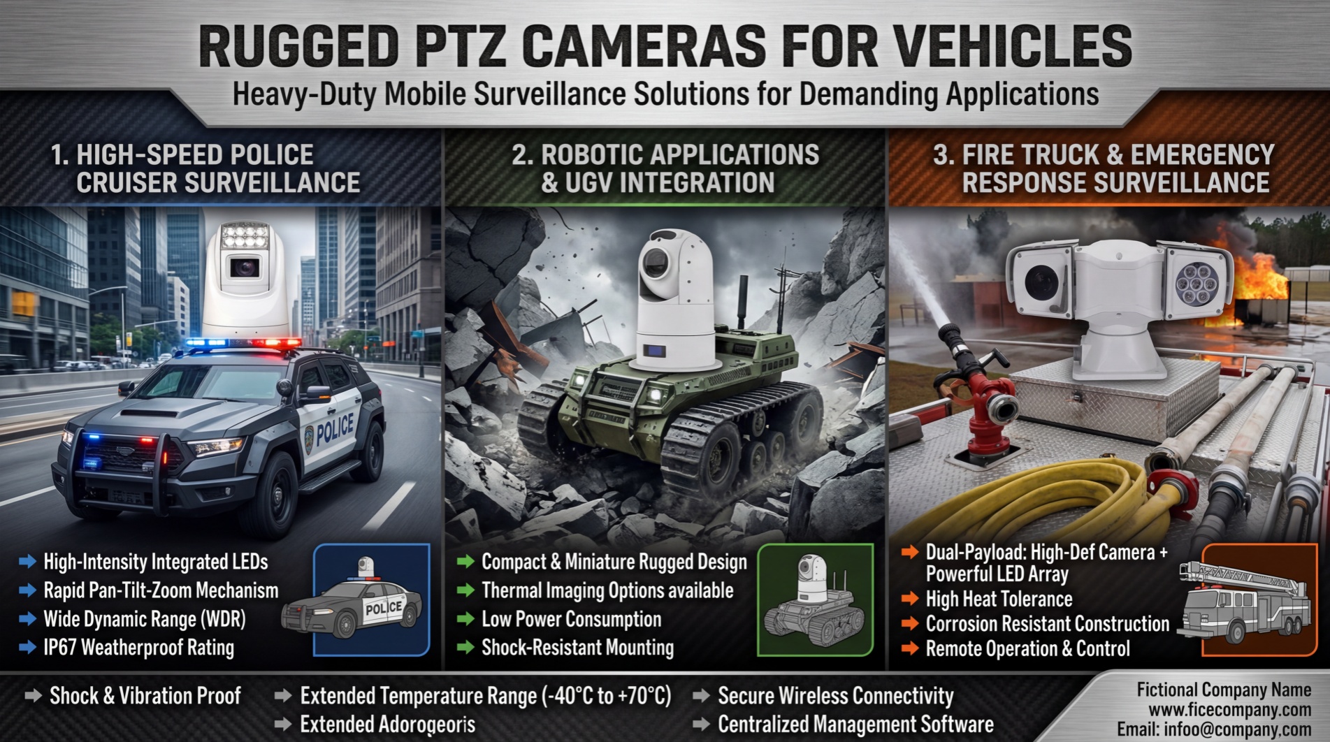 Rugged PTZ Cameras