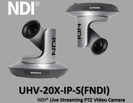 câmera de vídeo FULL NDI 1080P PTZ de baixa latência 20X/10X para vapor vivo
