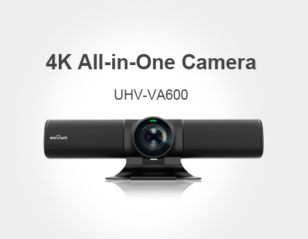  WinSafe lança nova solução UHV-VA600-4K 4k Soundbar Câmera