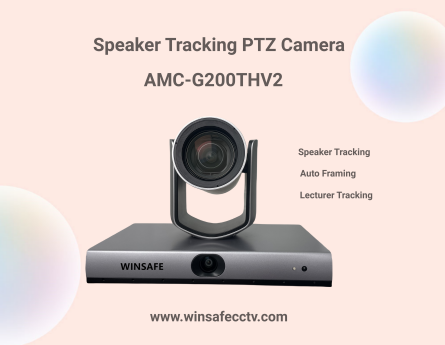 Câmera PTZ de rastreamento de alto-falante AMC-G200TH atualiza nova versão