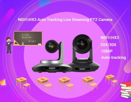 Lançamento da câmera PTZ de rastreamento automático WINSAFE NDI®HX3