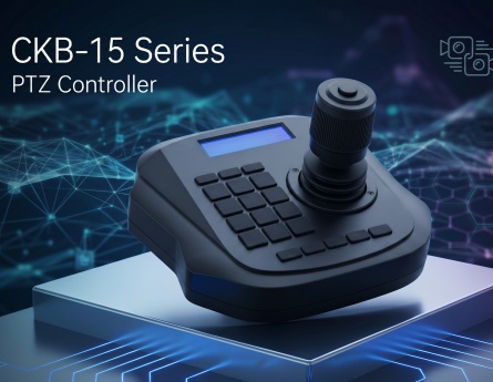 Controlador PTZ da série WINSAFE CKB15 – versões RS485, IP e USB