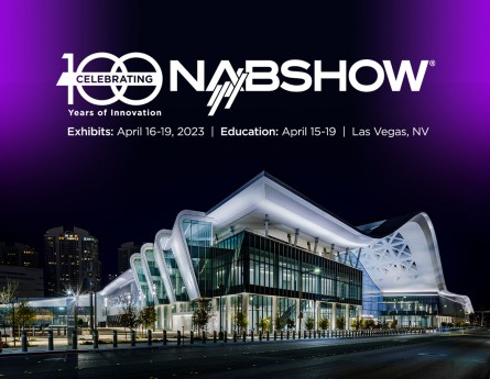 2023 15 a 19 de abril de Lsa Vegas EUA Aviso de exposição NAB